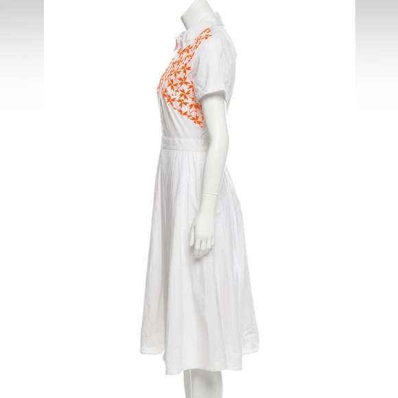 Tanya Taylor: Embroidered Midi Dress - Picture 3 of 3